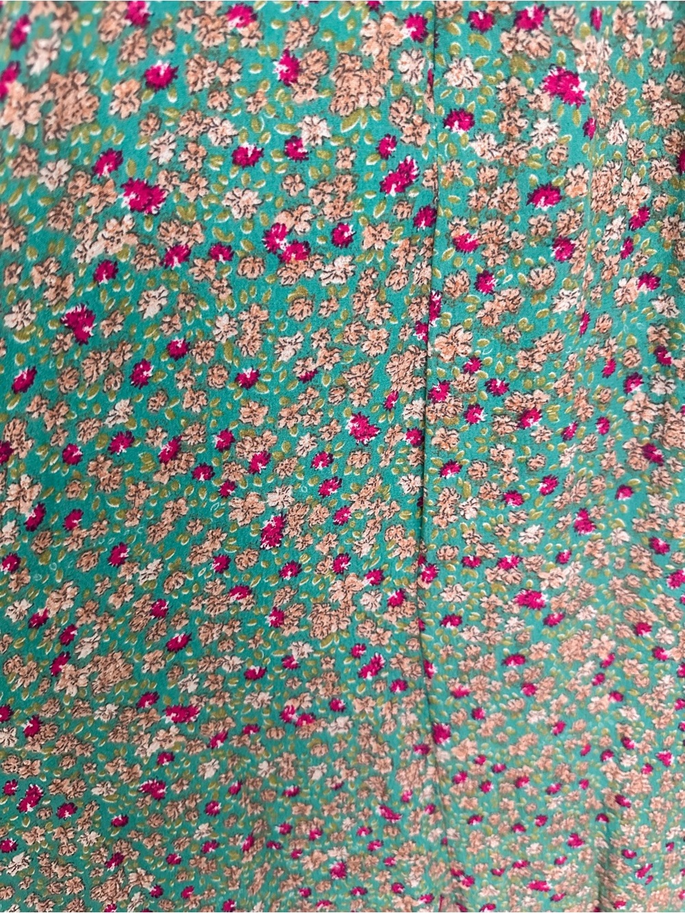 Astr Green Floral Sweetheart Maxi Dress with Side Slit - Picture 4 of 6
